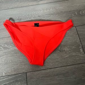 Triangl bikini bottoms size L these are more orange than red